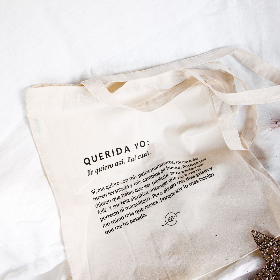 Tote bag · Querida yo