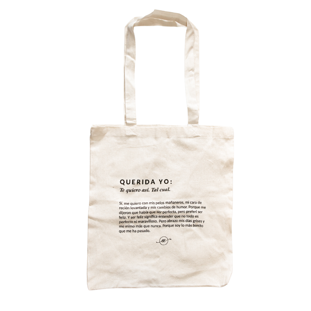 Tote bag · Querida yo