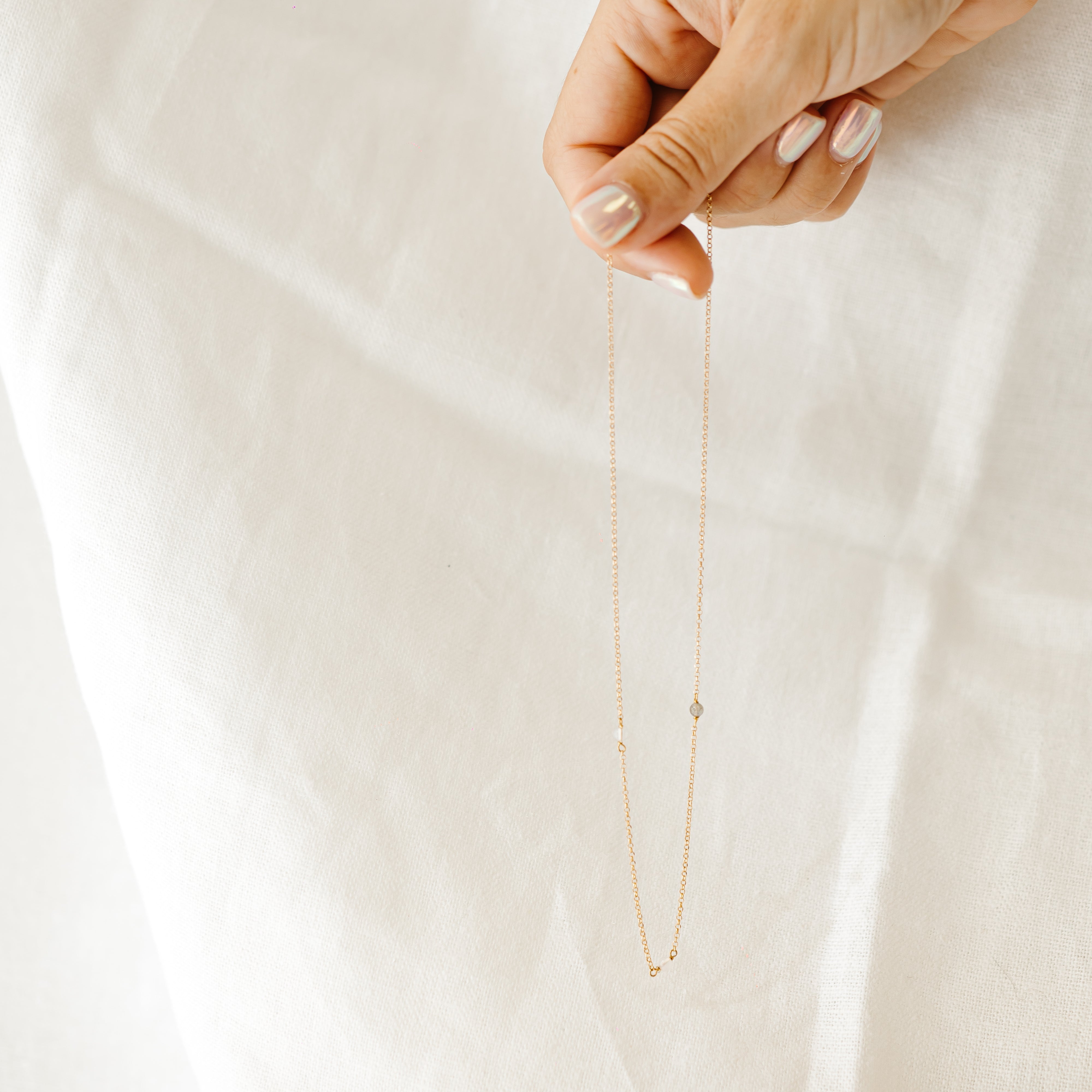 Collar Plata de ley 925 bañada en oro de 24kt 