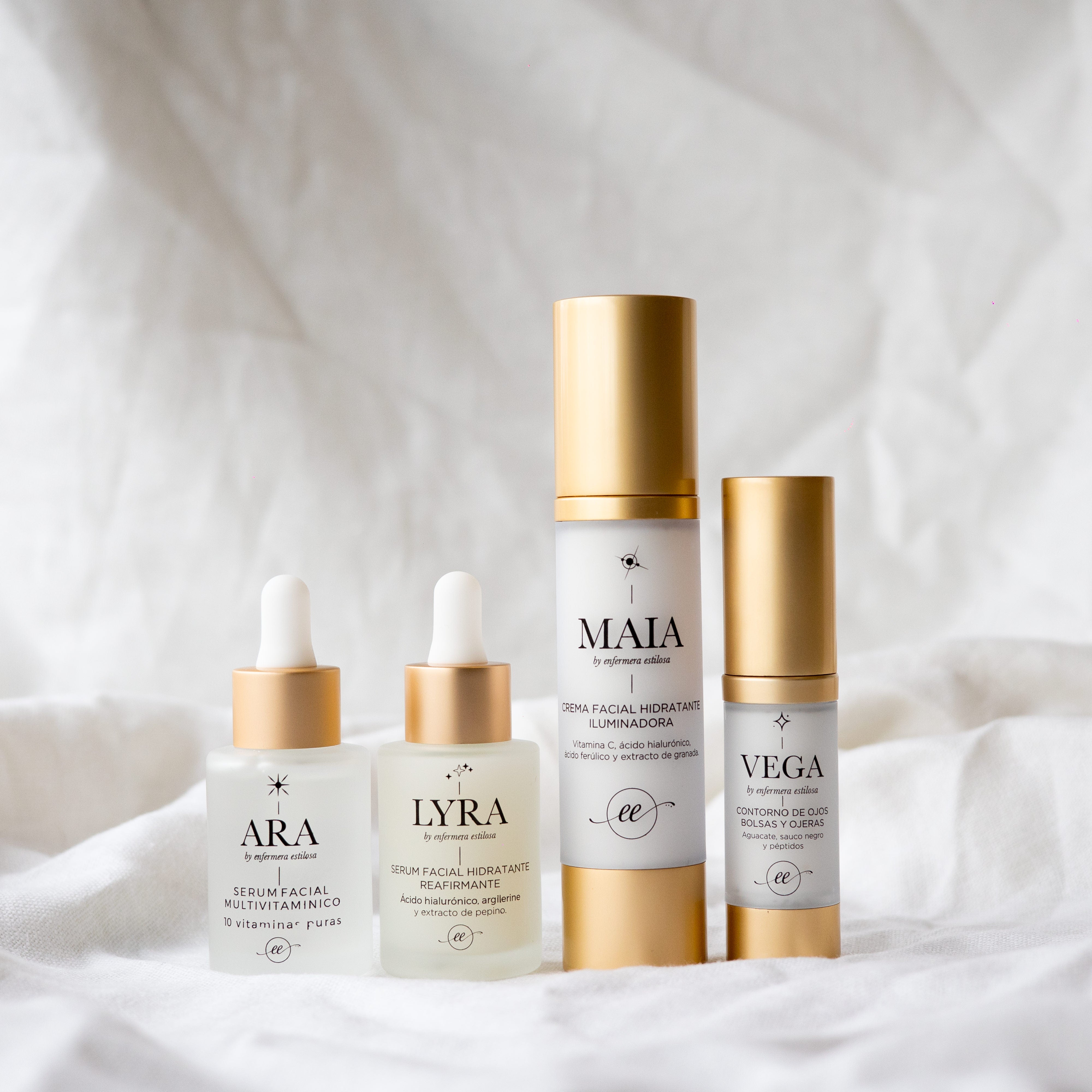 Pack más luz crema 2 serums contorno ojos